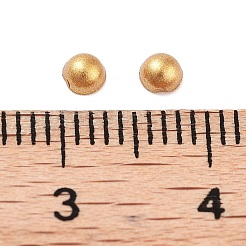 ABSプラスチック製カボション  模造パール  半円  ダークチソウ  3x1.5mm  約10000個/袋&nbsp;OACR-S012-3mm-Z58