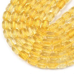 Transparent Glass Beads Strands&nbsp;GL-A001-01A-07