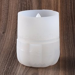 Halloween Theme DIY Pumpkin Jack-O'-Lantern Storage Box & Lid Silicone Molds Set&nbsp;DIY-G058-A01