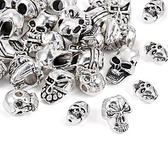 28Pcs 7 Styles Tibetan Style Alloy Beads&nbsp;TIBEB-TA0001-30