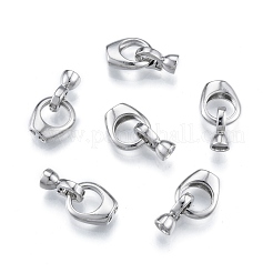Brass Fold Over Clasps&nbsp;KK-A165-01P