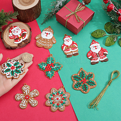 1Set Christmas Plastic Pendants&nbsp;DIY-SC0026-46A
