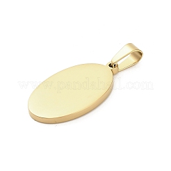 304 Stainless Steel Stamping Blank Tag Pendants&nbsp;X-STAS-H333-02G