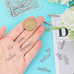 40Pcs 4 Styles 304 Stainless Steel Column Chandelier Component Links&nbsp;FIND-GO0003-59
