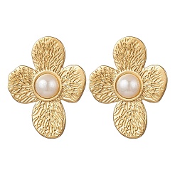 Valentine's Day Flower 304 Stainless Steel Stud Earrings&nbsp;EJEW-JE06950