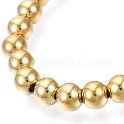 201 Stainless Steel Round Beaded Stretch Bracelet for Men Women&nbsp;BJEW-N017-163B-02