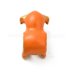 Ion Plating(IP) 304 Stainless Steel Enamel European Beads&nbsp;STAS-G308-41G
