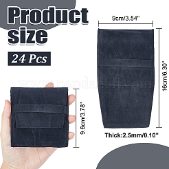 Velvet Jewelry Flap Pouches&nbsp;ABAG-WH0038-43E
