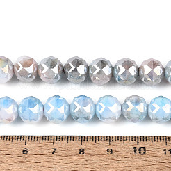 Anti-Tarnish Electroplate Glass Beads Strands&nbsp;GLAA-N010-10mm-16