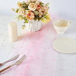 2Pcs 2 Colors Pearl Nylon Mesh Fabric&nbsp;DIY-GA0007-69