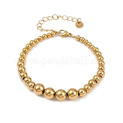 304 Stainless Steel Beaded Bracelets for Women&nbsp;LS-BJEW-Z136-02G