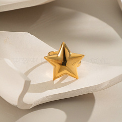304L Stainless Steel Adjustable Cuff Open Rings for Women&nbsp;RO7215