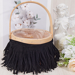 1Pc Suede Fabric Tassels Ribbon&nbsp;OCOR-GF0005-60A-01