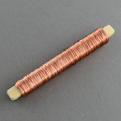 丸鉄線  ライトサーモン  24ゲージ  0.5mm  約164.04フィート（50m）/ロール  10ロール/セット&nbsp;MW-S001-03