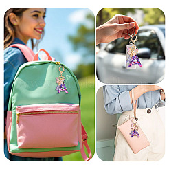 Resin Butterfly Pendant Keychains&nbsp;KEYC-TAC0034-03A