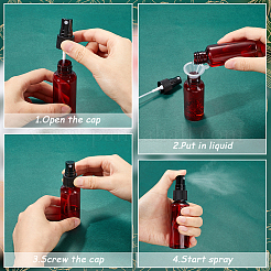 Empty Portable Plastic Spray Bottles&nbsp;AJEW-GF0009-72C-02