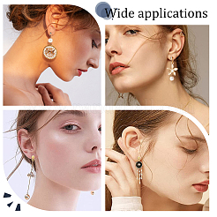 60Pcs 6 Styles 304 Stainless Steel Stud Earring Findings&nbsp;STAS-BBC0008-94