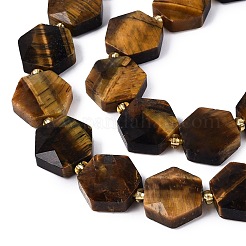 Natural Tiger Eye Beads Strands&nbsp;G-N368-01A-09