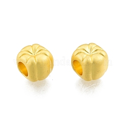 合金ヨーロピアンビーズ  大穴ビーズ  花  マットゴールドカラー  8x9x11mm  穴：4.5mm&nbsp;LS-FIND-A017-43MG