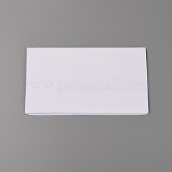 長方形の自己接着性ポリエステル＆ナイロンフックアンドループテープ  ホワイト  200x100x3mm&nbsp;DIY-WH0223-94B