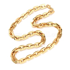 304 Stainless Steel Link Chain Necklaces for Women Men&nbsp;NJEW-F363-06G