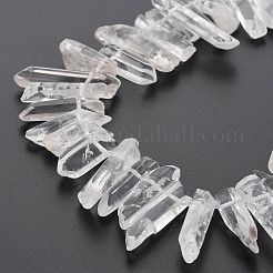 Natural Quartz Crystal Beads Strands&nbsp;G-R435-09F