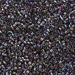 MIYUKIデリカビーズ小  シリンダー  日本製シードビーズ  15/0  （dbs0180)トランスペアレントルートビールab  1.1x1.3mm  穴：0.7mm  約35000PCS /ボトル  10 G /ボトル&nbsp;SEED-JP0008-DBS0180