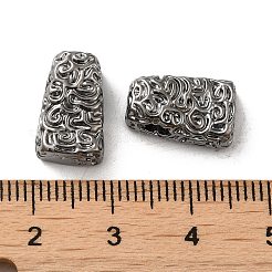 Textured Brass Beads&nbsp;KK-H455-04B