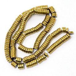 Electroplate Non-magnetic Synthetic Hematite Beads Strands&nbsp;G-WH0015-02C