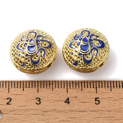 Rack Plating Brass Enamel Beads&nbsp;KK-P276-24B-G03