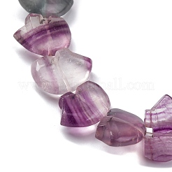 Natural Purple Fluorite Beads Strands&nbsp;G-F783-G04-01
