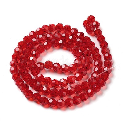 Transparent Glass Beads&nbsp;EGLA-A035-T6mm-D07-1