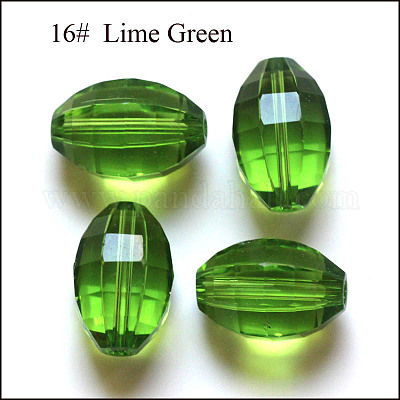 Imitation Austrian Crystal Beads&nbsp;SWAR-F056-13x10mm-16-1