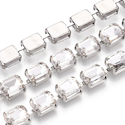Iron Rhinestone Cup Chains&nbsp;CH-T006-06A-1