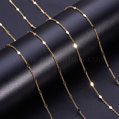 Brass Link Chains&nbsp;CHC-T007-01G-1