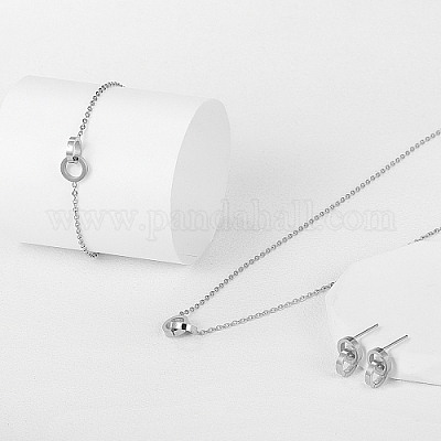 Dangle Circle with Wave Earrings Rhodium on Sterling Silver - Nontarnish Dangle Circle with Wave Earrings Rhodium on Sterling Silver - Nontarnish