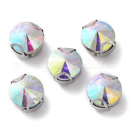 Flat Round Sew on Rhinestone RGLA-L028-07A-04-1