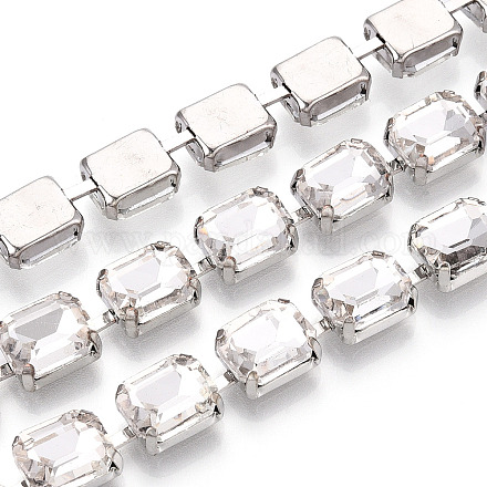Iron Rhinestone Cup Chains CH-T006-06A-1