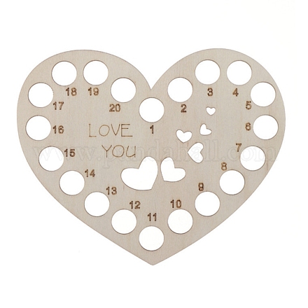 Wholesale Wooden Embroidery Thread Plate - Pandahall.com
