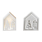 DIY Silicone Molds, Decoration Making, Resin Casting Molds, For UV Resin, Epoxy Resin Jewelry Making, House, 121x91x7mm