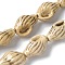 Ocean Series Handmade Porcelain Beads, Conch, Antique White, 21.5~22x14~14.5x11~11.5mm, Hole: 2mm, about 18pcs/strand, 14.06'''~14.17''(35.7~36cm)