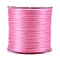 Flat Elastic Crystal String, Elastic Beading Thread, for Stretch Bracelet Making, Pink, 0.5mm, about 328.08 yards(300m)/roll