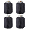 Dustproof Polyester Drawstring Bags, Rectangle, Black, 69x50.8x0.05cm