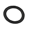 Rubber O Ring Connectors, Linking Ring, Black, 16x2mm, Inner Diameter: 12mm