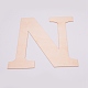 未完成の木の形  カスタマイズ可能  文字L  文字.n  29.8x29.5x0.2cm&nbsp;WOOD-WH0109-01N-1