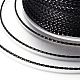 ナイロンメタリックコード  ブラック  1mm  約20m /ロール&nbsp;MCOR-E002-09-3