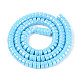 AB Color Plated Opaque Glass Beads Strands&nbsp;GLAA-T026-3x6mm-P06-2