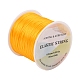 フラット弾性クリスタルストリング  弾性ビーズ糸  ストレッチブレスレット作り用  ゴールド  0.8mm  約65.61ヤード（60m）/ロール&nbsp;EW-YW0001-0.8mm-02G-2