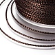 ナイロンメタリックコード  サドルブラウン  1mm  約20m /ロール&nbsp;MCOR-E002-05-3