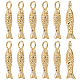 12Pcs Brass Pendants&nbsp;KK-BC0015-37-1